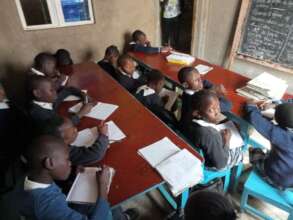 Children in a class session