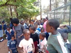 Seed School children on a field trip in the park