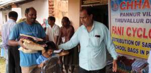 Relief material distribution