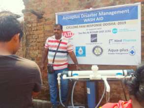 Installation of Community Water filter (AP 700)