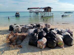 Trash ready to be transported