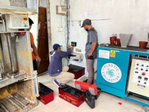 Installation of the solar power at MPRC