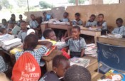 Roofing six classroom block for over 400 children