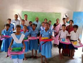 Distributed Bag & Educational material to Children