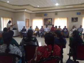 Training to volunteers on Psychosocial care