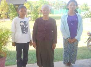 Channa (left) with her grandmother & older sister