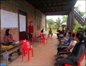 Sotheary present HIV/AIDS knowledge to youths