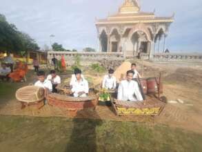 Chin was playing traditional music with team