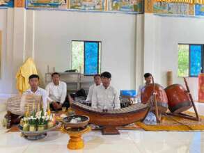 Yuth was playing traditional music at a festival