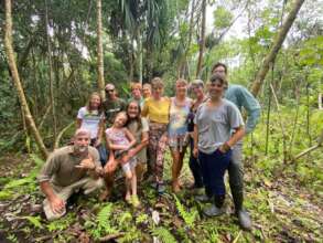 Planting in the forest in 2021