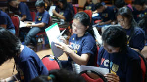 Did the pre-test before the workshop started