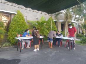 Donation Distribution in Sanur