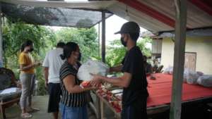 Food package distribution in Karangasem