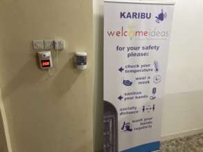 COVID-19 Prevention at Welcome Ideas Reception