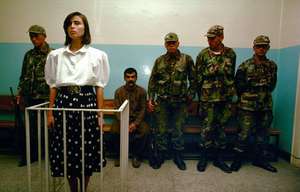 Kurdish Woman Stands Trial. Diyabakir, Ed Kashi