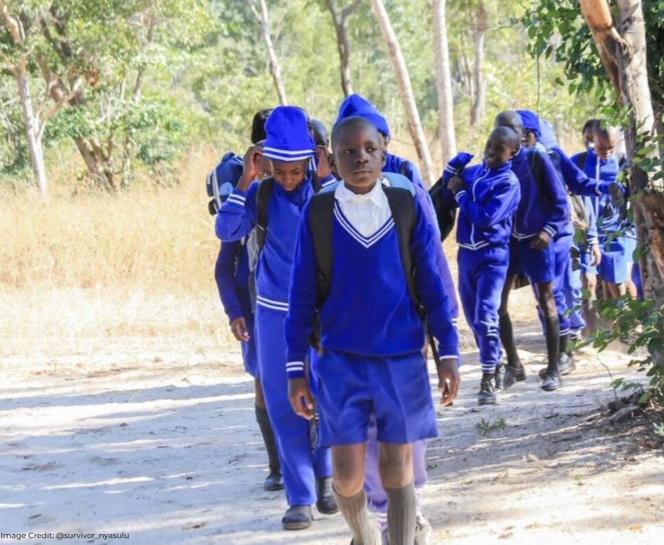 On the way to our Conservation partner's Bush Camp