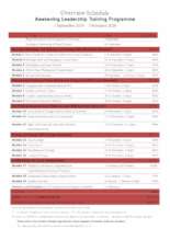 ALT schedule