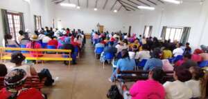 SHG Members listening to guest speaker