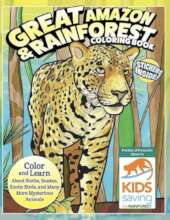 Great Amazon and Rainforest Coloring Book