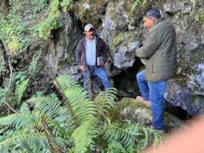 visiting water springs with local authorities