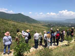 Tour at Huayapam demonstration center