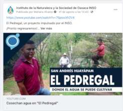 Promoting El Pedregal Demonstration Center