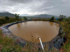 Rain harvesting bowl at El Pedregal