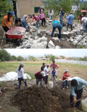 Workshops on rain harvesting and composting