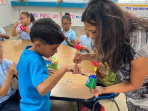 First graders at Luis Llorens Torres