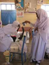 Trainee Midwives at the school