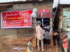 Opening of our new Outreach Centre -Ribbon cutting