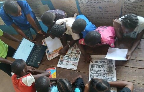 Newspaper Day at Maronka