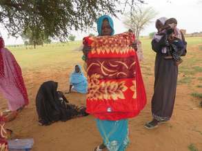 A Kids for Kids blanket delivered to Dor Fazy