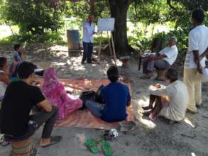 Results presented to others in peer-to-peer spirit