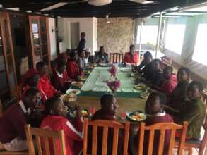 Girls end of term Lunch