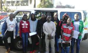 External students Camp to Nyanga
