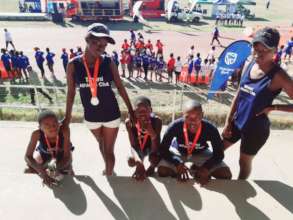 Tshani Athletic club racing in Mthatha