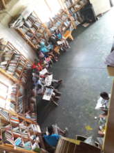 Running club is reading before training