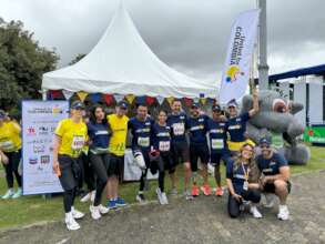 A Marathon Gathering of Beneficiaries and Runners