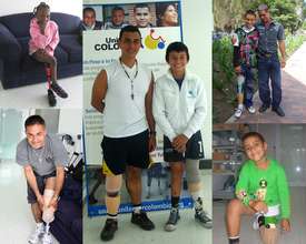 Give Prostheses to 35 Maimed Colombian War Victims