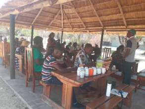 Getting ready for tea