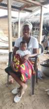 Adwoa and her healthy babe!