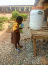 Mary getting a drink during the school day!