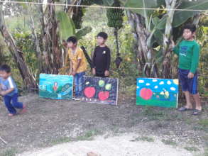 Children painters of Atotonilco