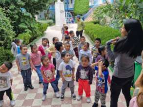 Children at outdoor activity