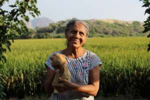 The project's micro-livestock initiative