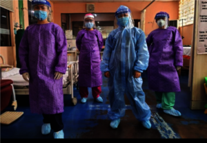 Medical staff wearing PPE, Northern Mindanao