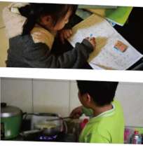 kids have to cook by themselves