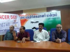 Press Sensitization about cancer