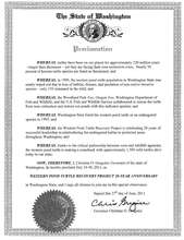 WA State recognition of turtle recovery efforts